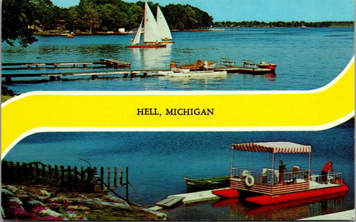Hell - Old Postcard (newer photo)